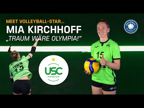 Bundesligapremiere mit gerade mal 16 Jahren! 🏐 | Außenangreiferin Mia Kirchhoff vom USC Münster