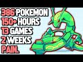 I Completed Pokemon Emerald S RIDICULOUS Pokedex