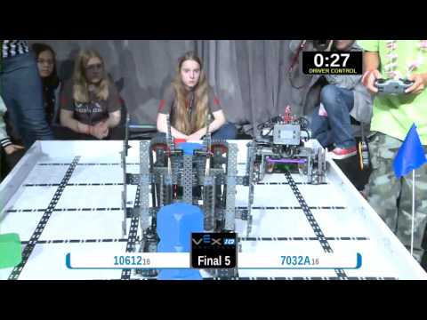 2015 VEXIQ Elem Finals 5 -  (10612 7032A) 154 - VEX-IQ Elementary School-VEX Worlds 2015