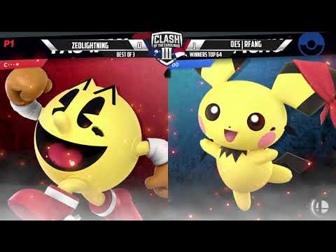 Clash of the Carolinas 3 - ZeoLightning(Pac-Man) VS Rfang(Pichu) - W. Top 64