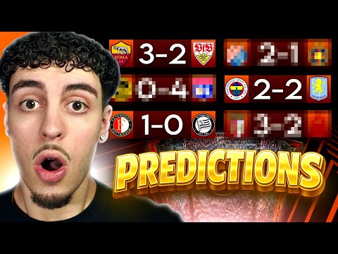 Europa League *MATCHDAY 7* League Phase Predictions!