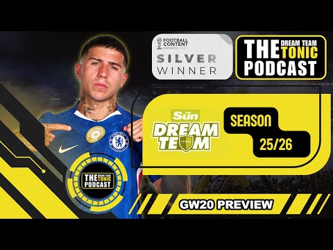 SUN DREAM TEAM GW20 PREVIEW WITH FPL STARK | DREAM TEAM TONIC PODCAST | FANTASY FOOTBALL TIPS