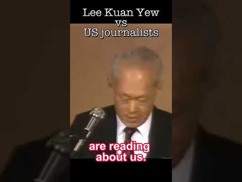 Lee Kuan Yew vs US journalists #Shorts #Singapore #LeeKuanYew