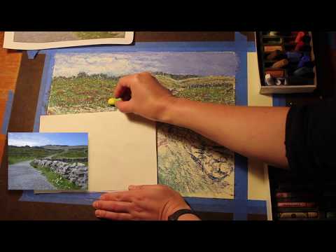 BACK:MIDDLEGROUND Soft Pastel Impressionism Landscape