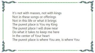 Watermark - The Purest Place Lyrics