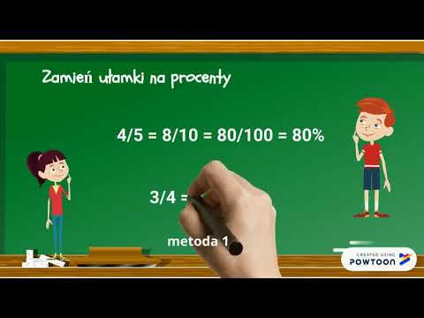 Zamieniamy ułamki zwykłe na procenty