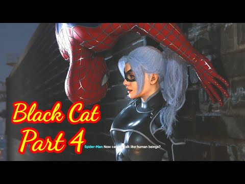 Spider-Man (PS4) Spiderman chasing Black Cat. MJ is jealous (SAM RAIMI SUIT) DLC The Heist