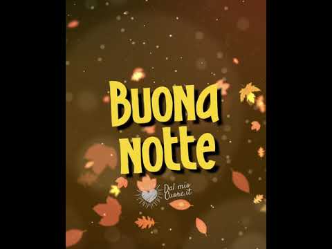 GIF Buonanotte autunnale (e Video Musicale)