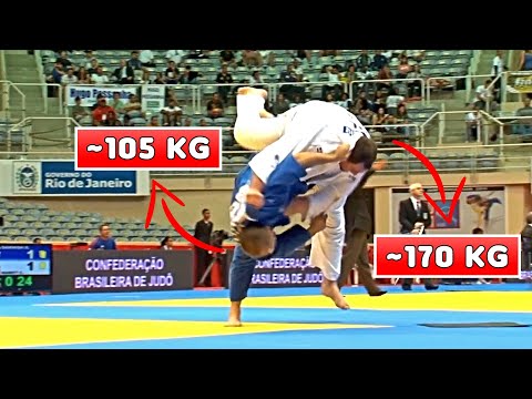, title : 'When size doesn't matter - Judo (Smaller Judokas beating giants)