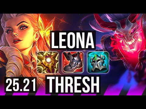 LEONA & Yunara vs THRESH & Kai'Sa (SUP) | EUW Master | 25.21