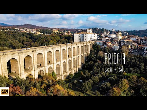 🇮🇹 4K drone video of Ariccia, Lazio, Italy.