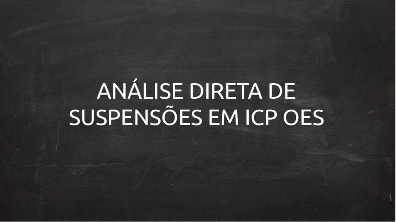 Análise direta de suspensões por ICP OES