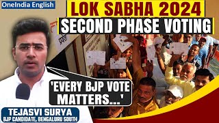 Lok Sabha Elections 2024 Karnataka: BJP MP Tejasvi Surya Urges Voters to Vote in Bangalore| OneIndia