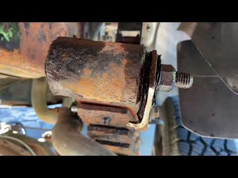 1980-1997 f-250 and f-350 leaf spring hanger and shackle replacement.