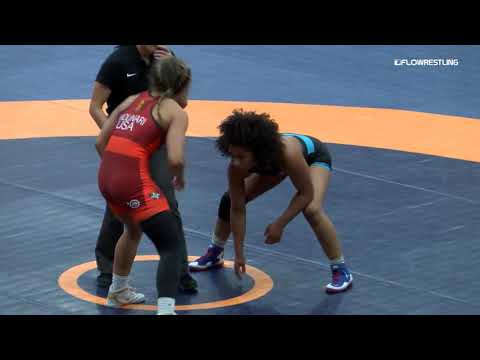 65 Kg Final Forrest Molinari TMWC Vs Maya Nelson Sunkist Kids Wrestling Club