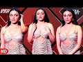 Uff KADAK Tanisha Santoshi Looks H0T In Deep Neck Tan Coloured Gown At Nykaa Femina Beauty Awards