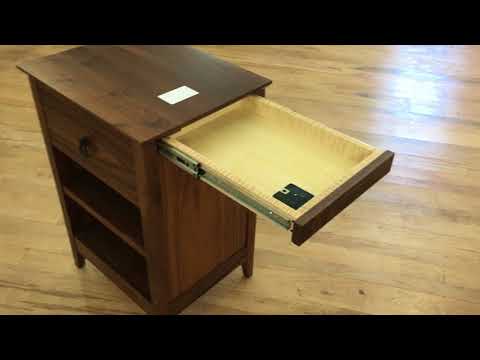 QLine Secret Agent Nightstand with hidden drawers