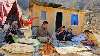 Download lagu The harsh life of nomads in the mountains | Baking traditional bread with love and authenticity 🏔️🔥🍞 mp3