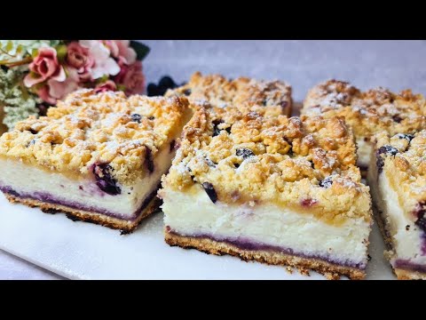 Blueberry Crumble Cake