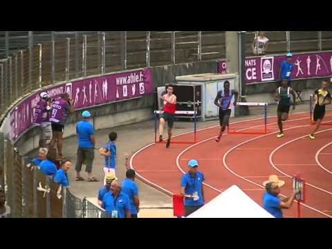 championnat de France Valence : serie 4 - 400 mh junior