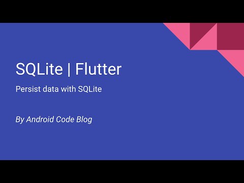 SQLite | Persist data with SQLite | Flutter