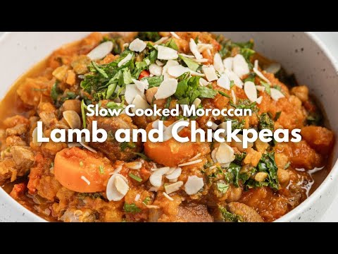 Slow Cooked Moroccan Lamb and Chickpeas
