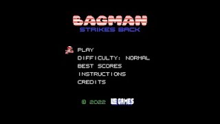COMMODORE 64 =+ BAGMAN STRIKES BACK += NEW AWESOME GAME 2022