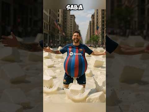 La ciudad de Ronaldo está llena de helado. 🍦🏙️❄️