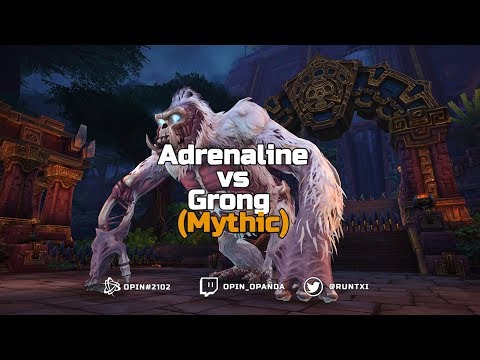 Adrenaline VS Grong the Revenant - Mythic Battle of Dazar'alor - Holy Paladin PoV
