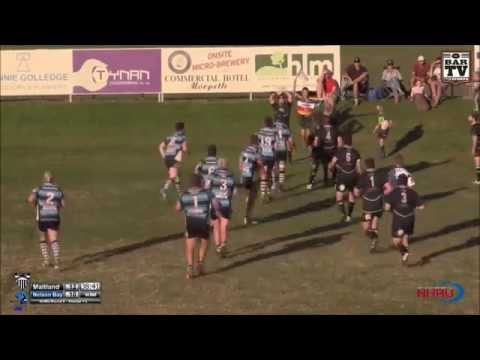 NHRU Round 6 Premier 1's Highlights - Maitland v Nelson Bay