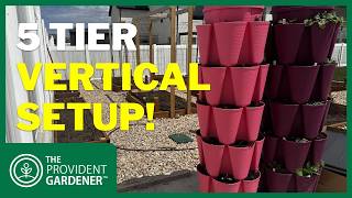 5 Tier Greenstalk Vertical Planter Unboxing + First Setup