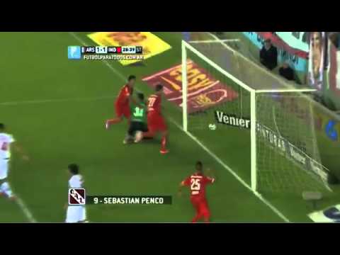 Gol de penco Arsenal 1   Independiente 1 Fecha 14 Primera 2014 Fútbol Para Todos