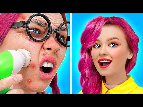 FROM NERD TO POPULAR TikToker | Extreme Makeover Challenge by 123GO! SCHOOL