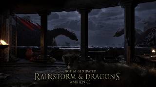 Cozy Medieval Bedroom With Dragons & Heavy Rain | Dragonstone Inspired Bedroom | House Of The Dragon