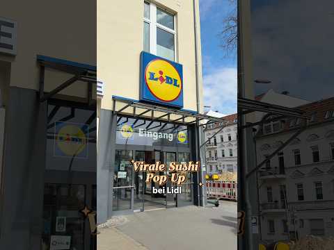 Virales Sushi Pop Up im Supermarkt! 😍🍣
