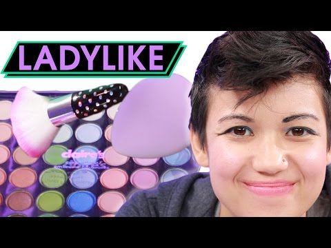 Women Try The Kids' Makeup Challenge • Ladylike
