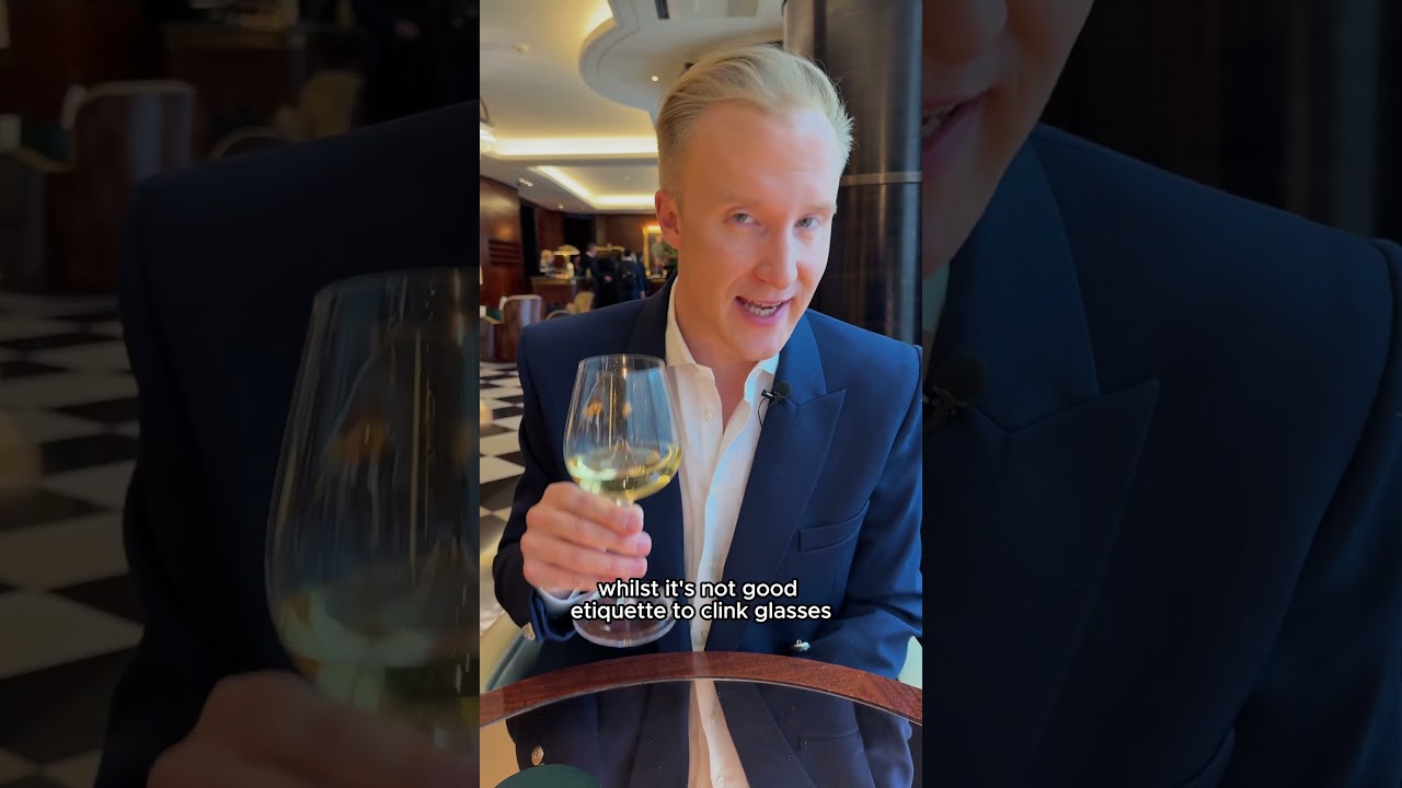 In formal dining we drink from delicate glassware, which we don’t want to break!