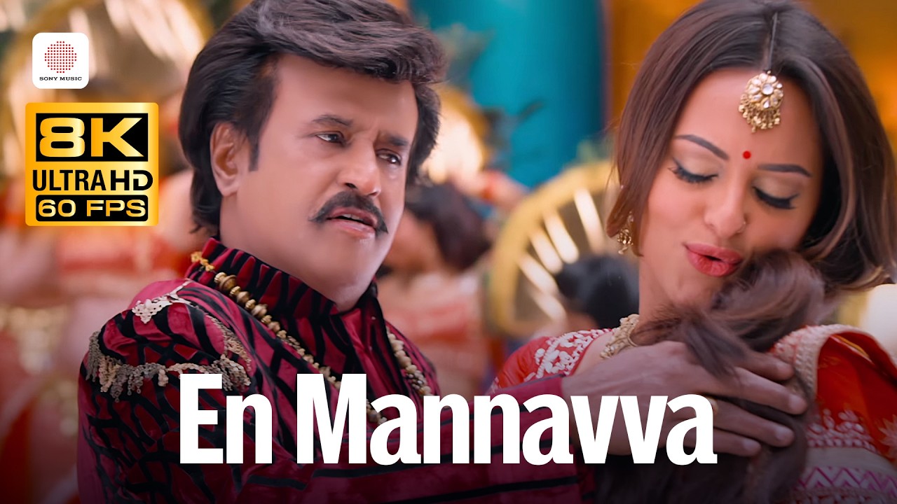 En Mannavva 8K 60FPS Video Song | Lingaa | Rajinikanth | Anushka Shetty | A. R. Rahman