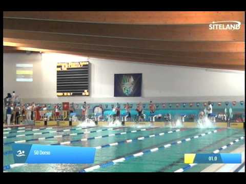 Serie 7 dei 50 Dorso  Assoluti Maschi Master - Campionati Regionali Masters 2014 di Veneto e Friuli