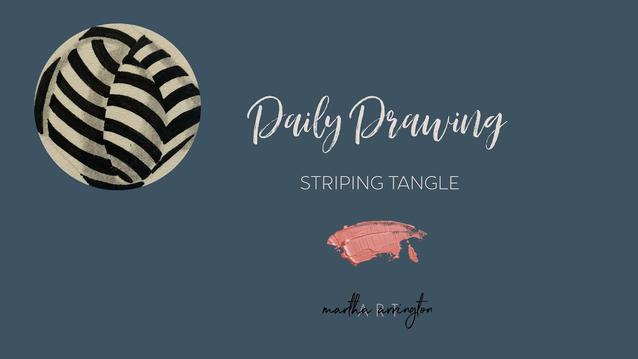 Daily Drawing: Striping Tangle