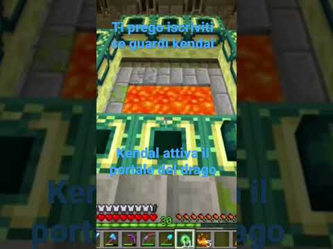 kendal attiva il portale del drago per la prima volta!!#kendal #end