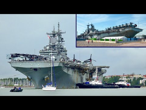 The US Navy's amphibious assault ship USS Kearsarge´s Historic First Visit To Finland