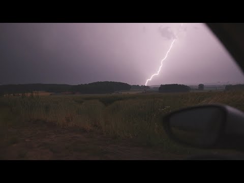 Unwetter und starke Gewitter in NRW am 20.06.2021, Multizellen und Blitzeinschläge, Nachtgewitter