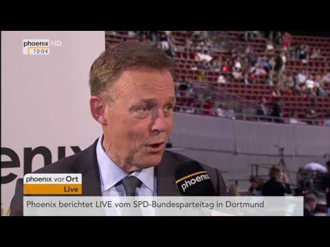 Bundesparteitag der SPD: Interview mit Thomas Oppermann am 25.06.2017