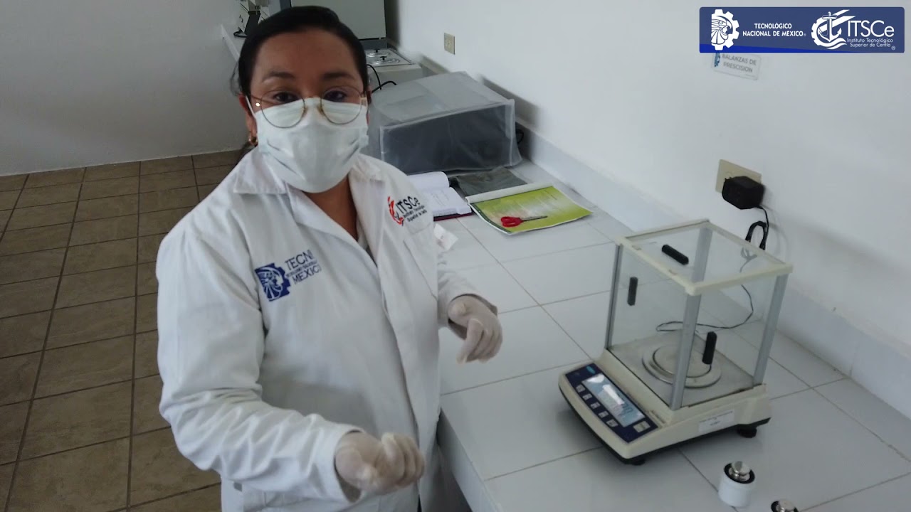 Calibración y uso de balanza analítica