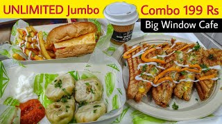 UNLIMITED Food Combo At Rs 199 || Cheese Burger, Jumbo Sandwich & More || Delhi Street Food