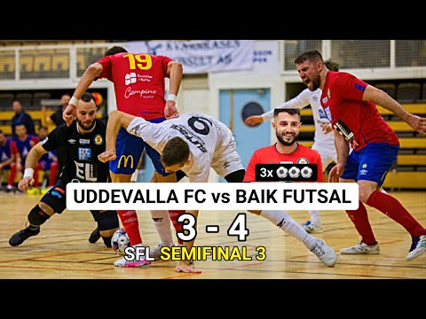 BAIK futsal knocked out Uddevalla FC in the Semifinals! 3-4 #futsal #goals #highlights #semifinal