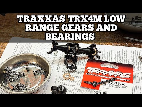 Traxxas Trx4m Low Range Gears and Bearings