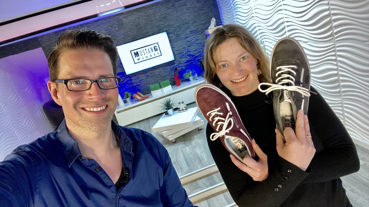 Am 29.04. bei schuhplus Teleshop: Hochwertige Sneaker von Mustang Shoes
