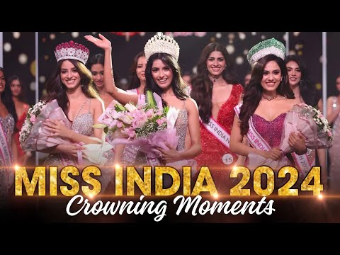 Miss India 2024 - Crowning Moments👑❤️